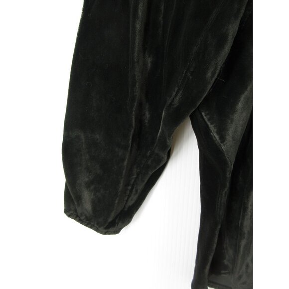 CP Shades Top Medium Sausalito Velvet Blouse Cottage Whimsigoth VTG - Picture 3 of 10